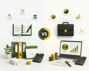 Regnskapsfører vs. Bokholder Regnskapsfører vs. Bokholder
