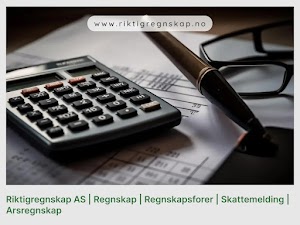 Riktigregnskap AS | Regnskap | Regnskapsfører | Skattemelding | Årsregnskap place picture